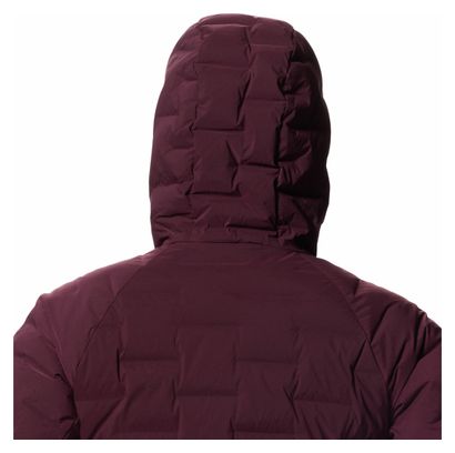 Doudoune Femme Mountain Hardwear Stretchdown Hoody Bordeaux