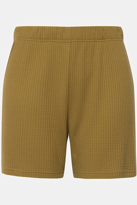 Schlafanzug, Zweiteiler, Strukturjersey, Langarm, Shorts