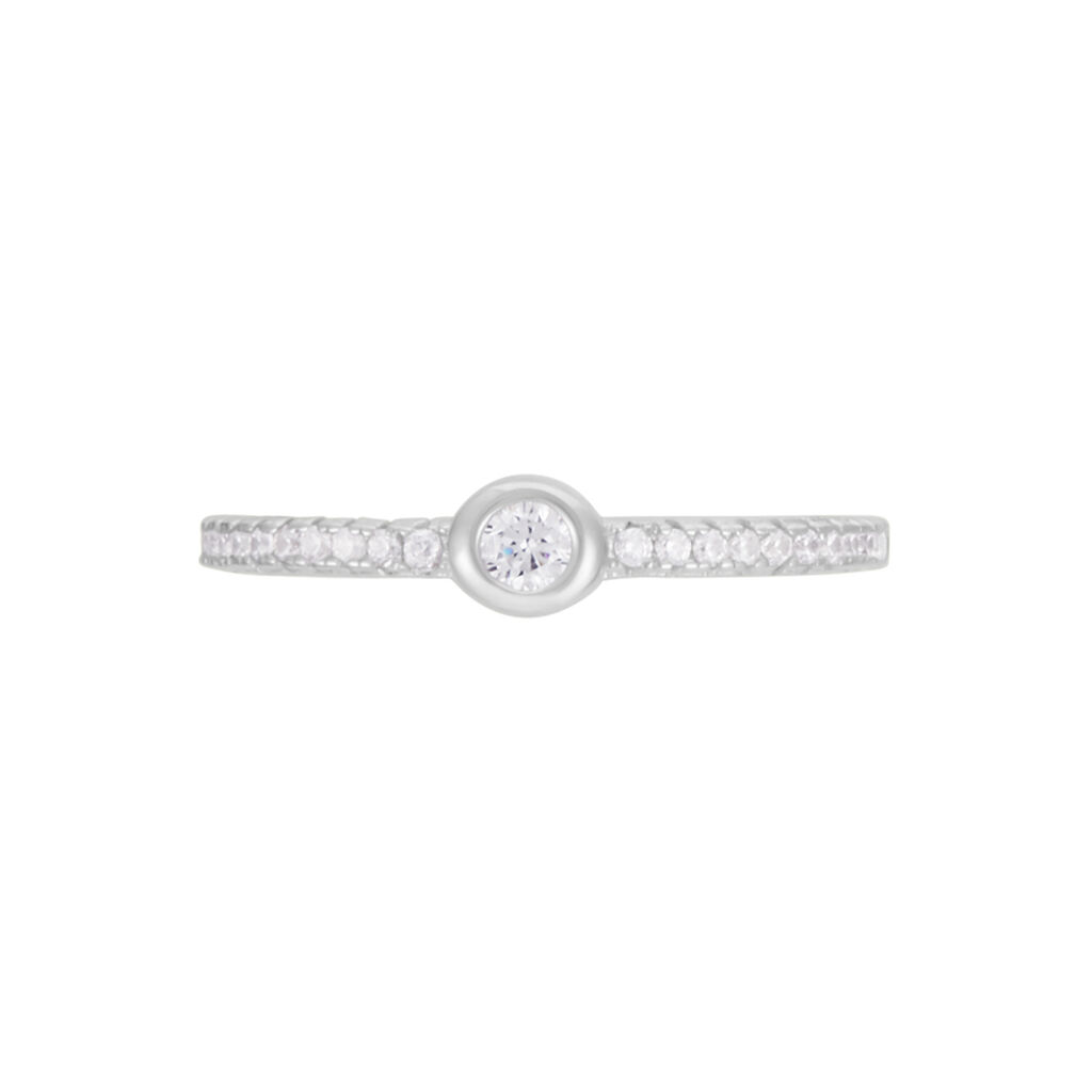 Bague Maryne Argent Blanc Oxyde De Zirconium