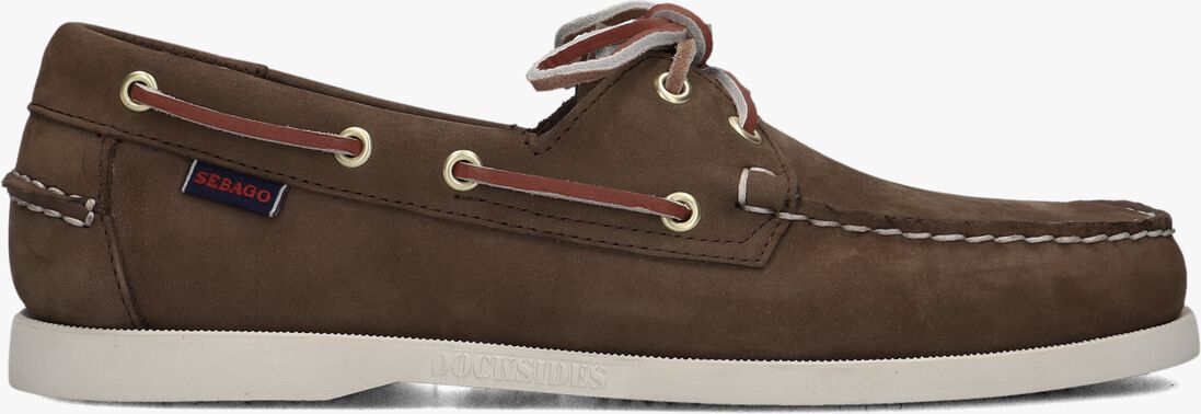 bruine sebago veterschoenen docksides