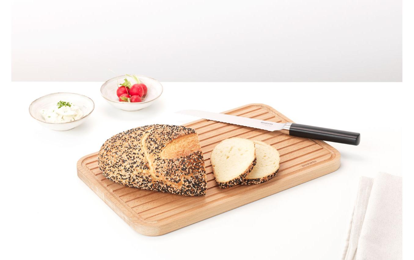 Brotmesser Profile Line Schwarz/SilberBrot- und Bratenmesser