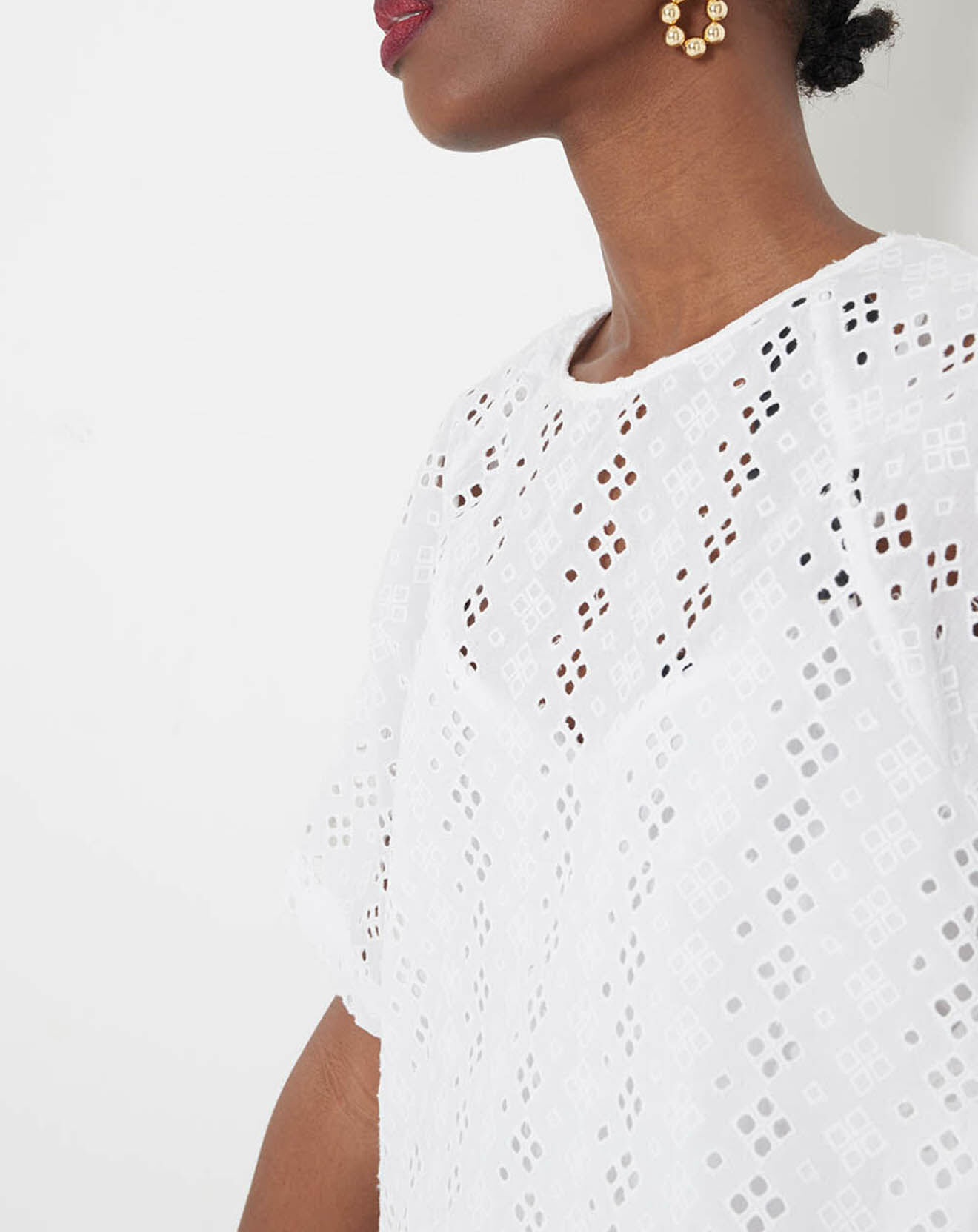 Levi's® Top en Dentelle de Calais blanc