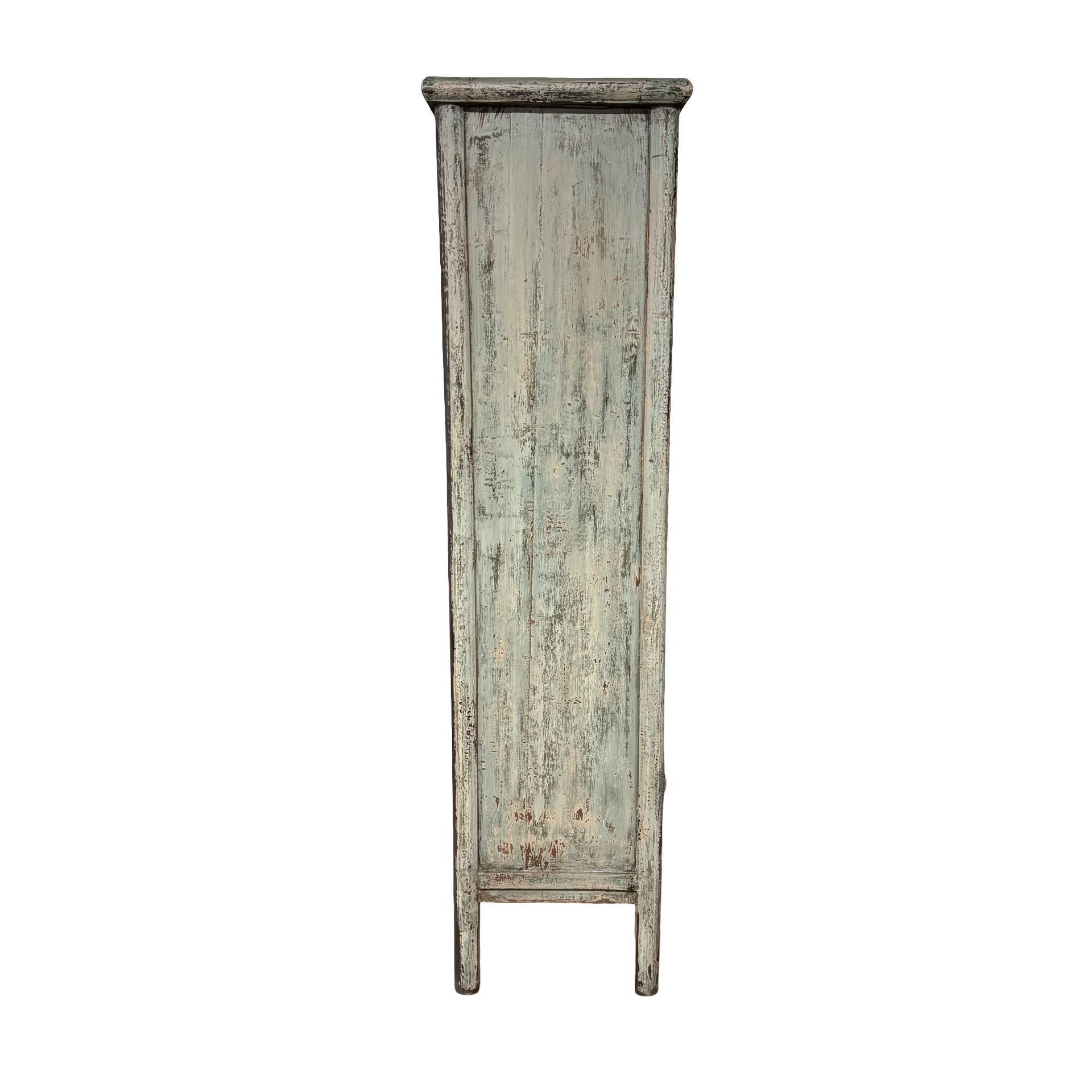 Wandkast 2deur 2la blauw uniek