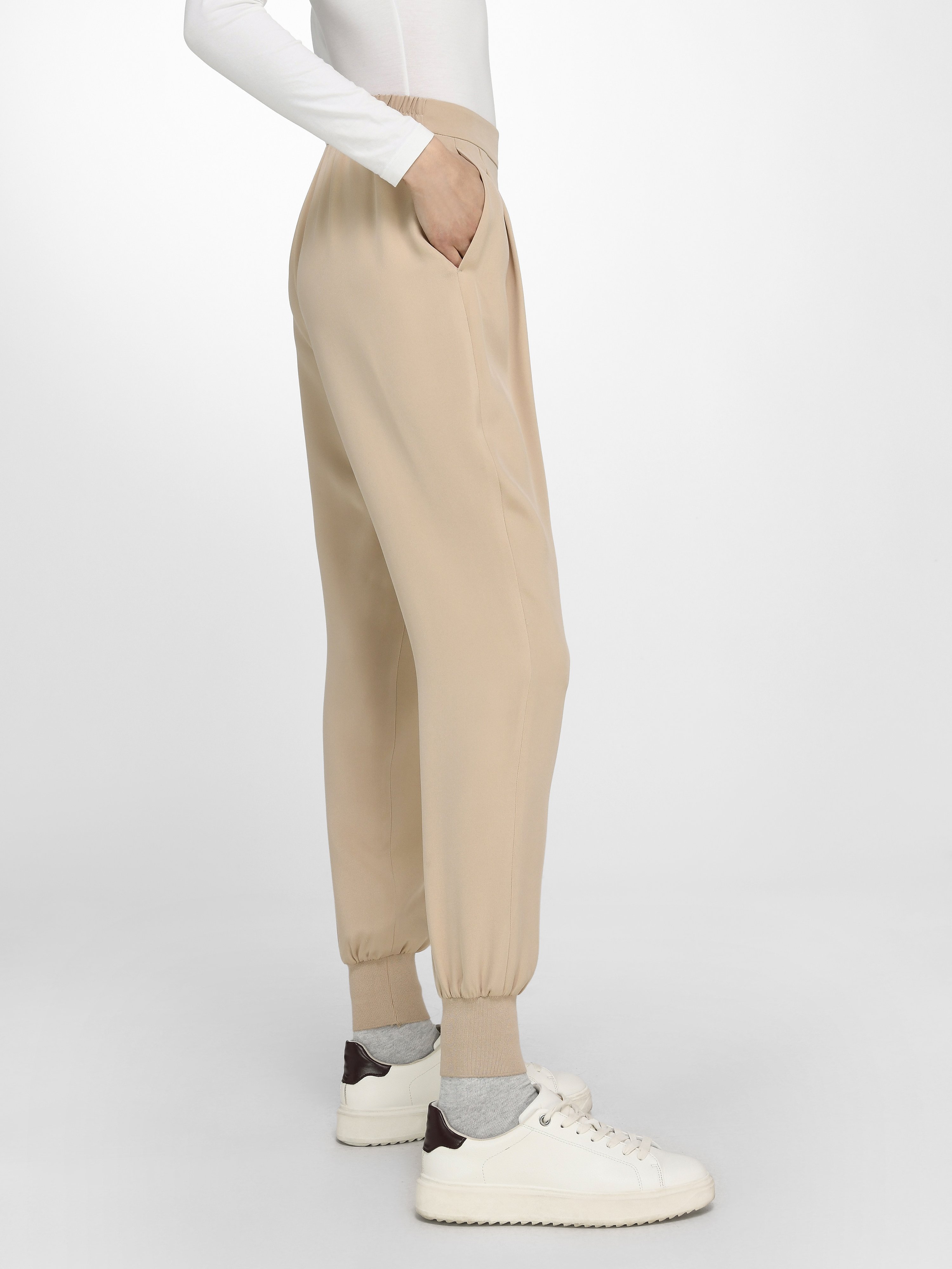 Jogg-Pants aus 100% Seide