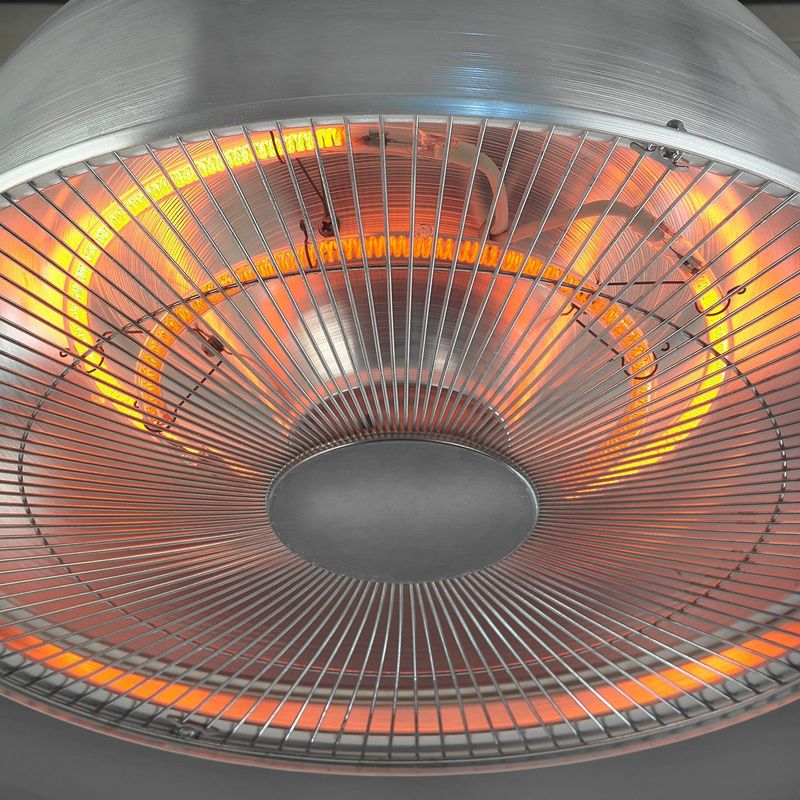 Eurom - Partytentheater 1500 - Patioheater - Zilver - 1500 Watt