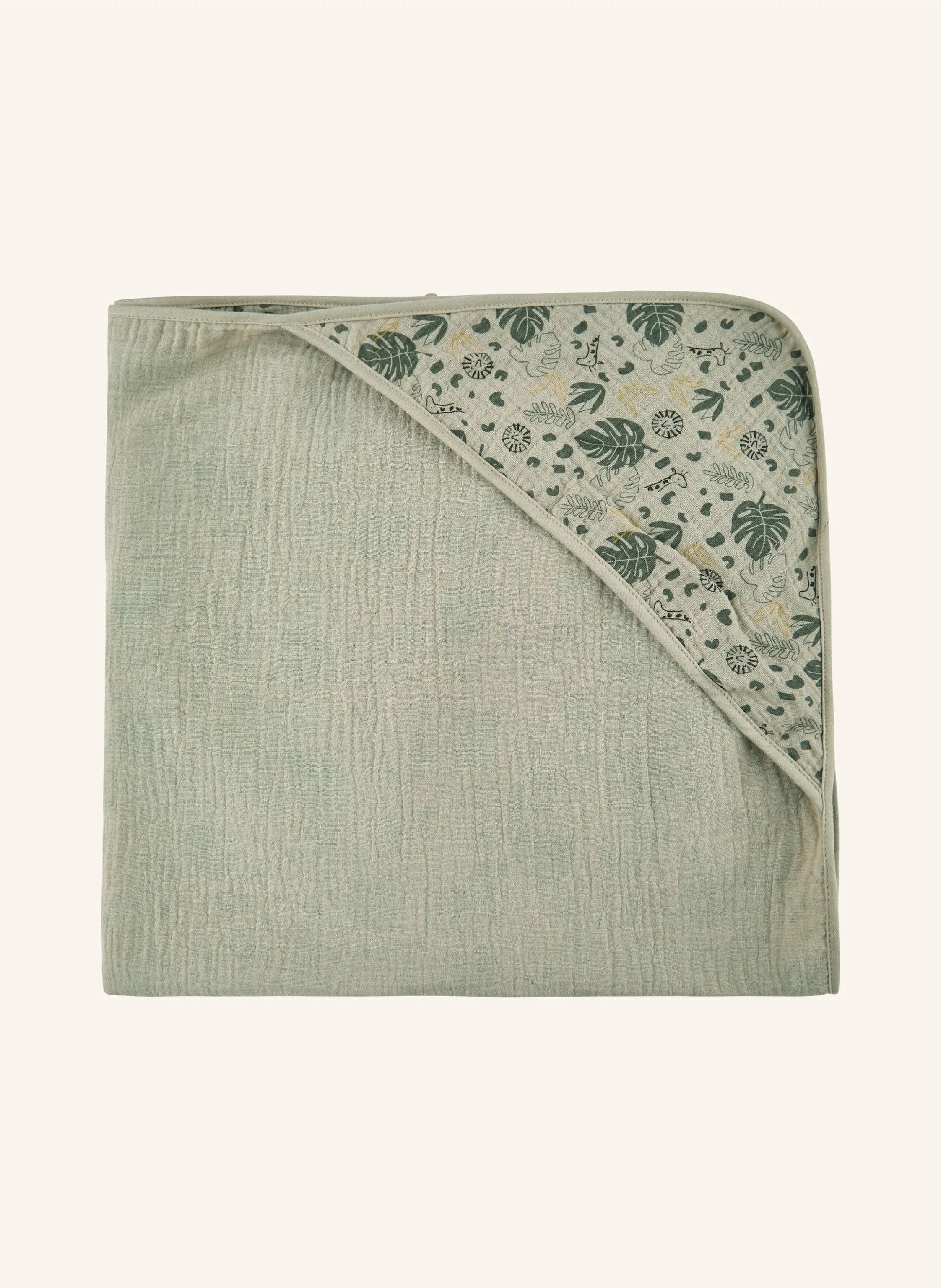 Sterntaler Babydecke mit Kapuze Safari