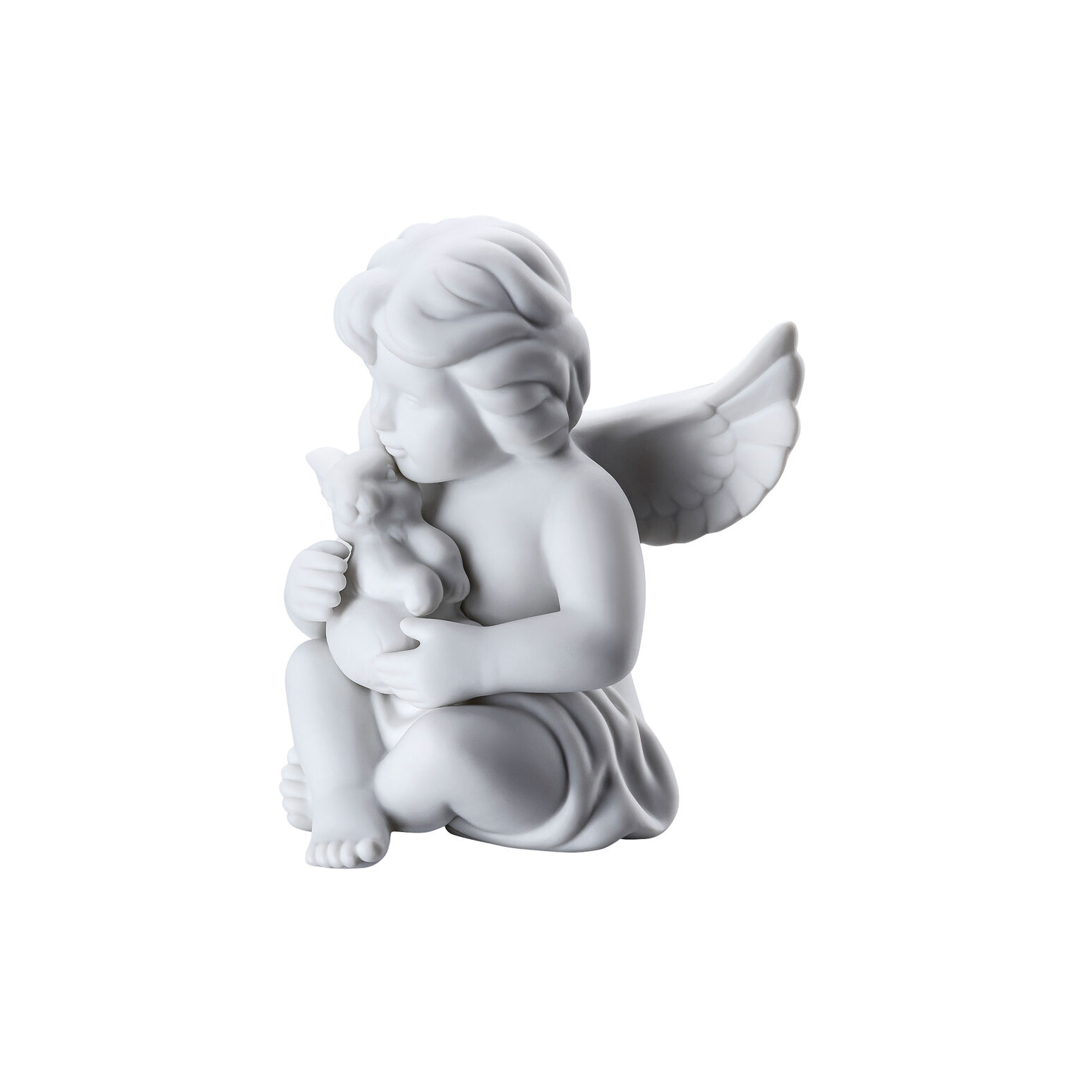 Angels Weiss matt Engel mit Hase