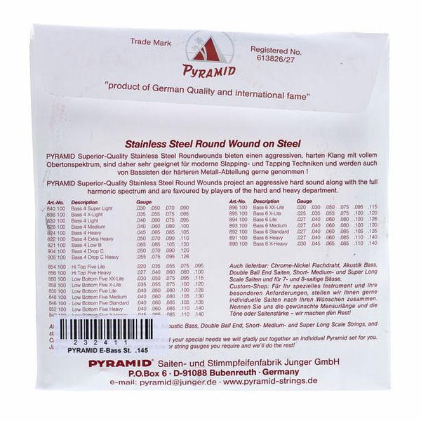Pyramid 145 Single String bass guitar