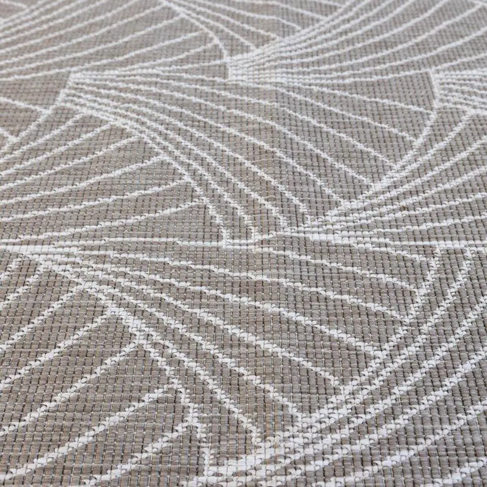 Interieur05 Buitenkleed Deco bruin/grijs - 340 x 240 cm