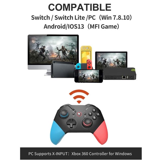 Kompatibel med Nintendo Switch Wireless Game Controller Vibration Design