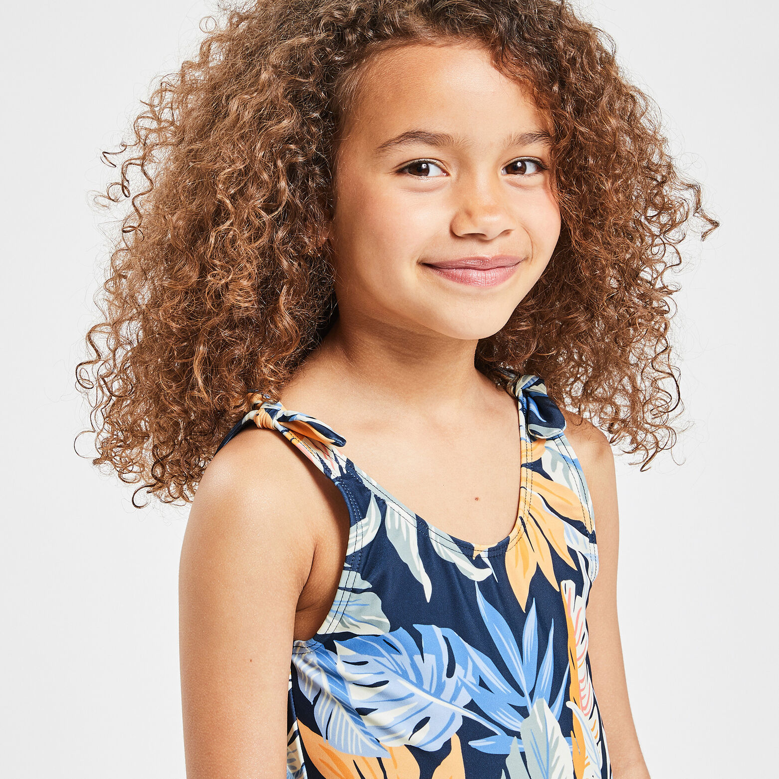 Maillot de bain imprimé enfant Bleu moyen