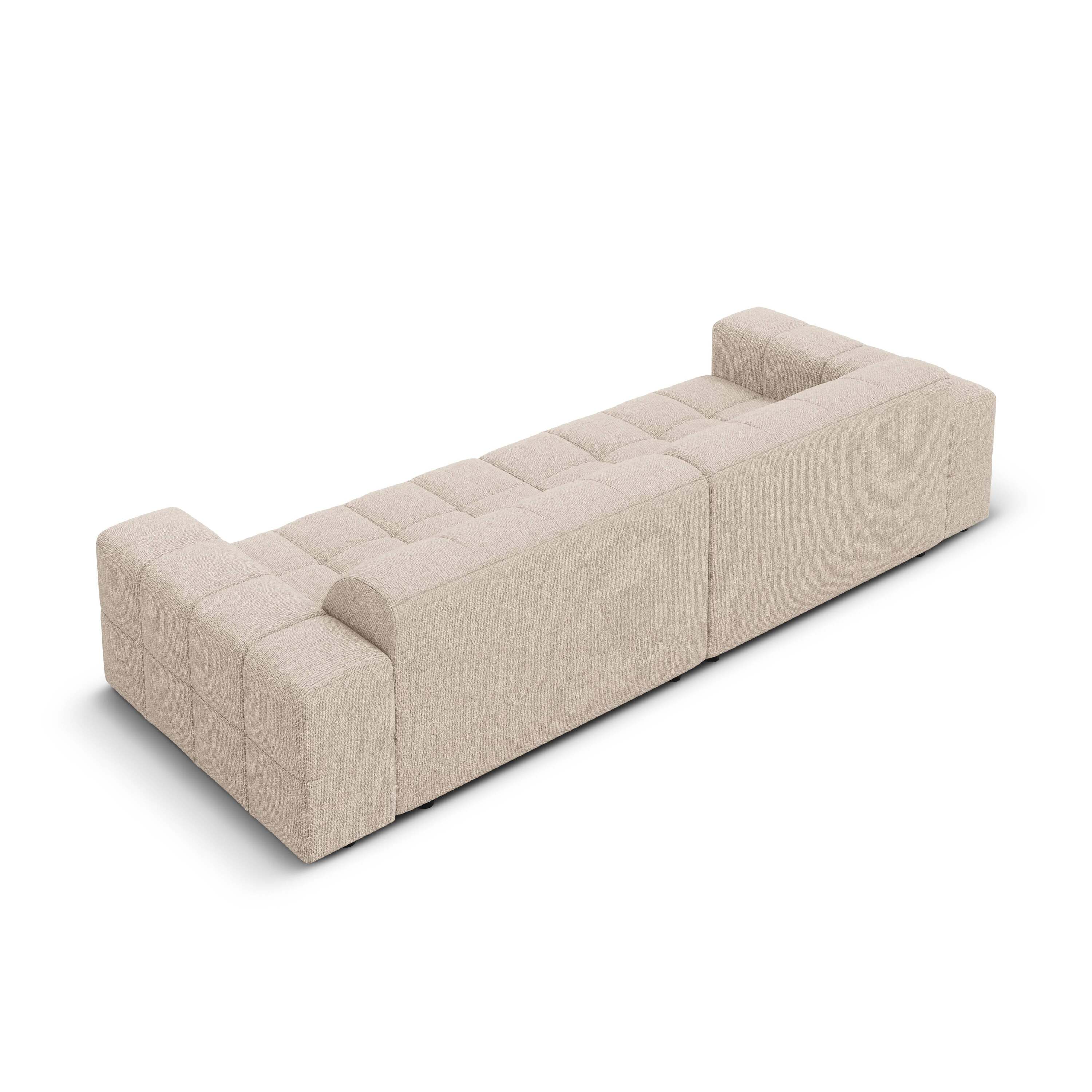 Cosmopolitan Design Chicago 4-zitsbank - Chenille - Lichtbeige