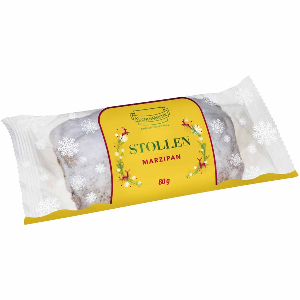 Kuchenmeister Marzipan Stollen 40x80g=3200g MHD:23.2.25