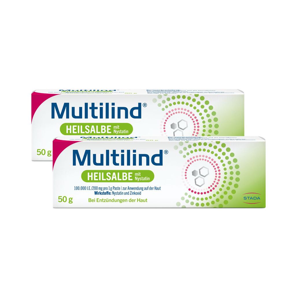 Multilind® Heilsalbe bei wunder und entzündeter Haut mit Zinkoxid und Nystatin