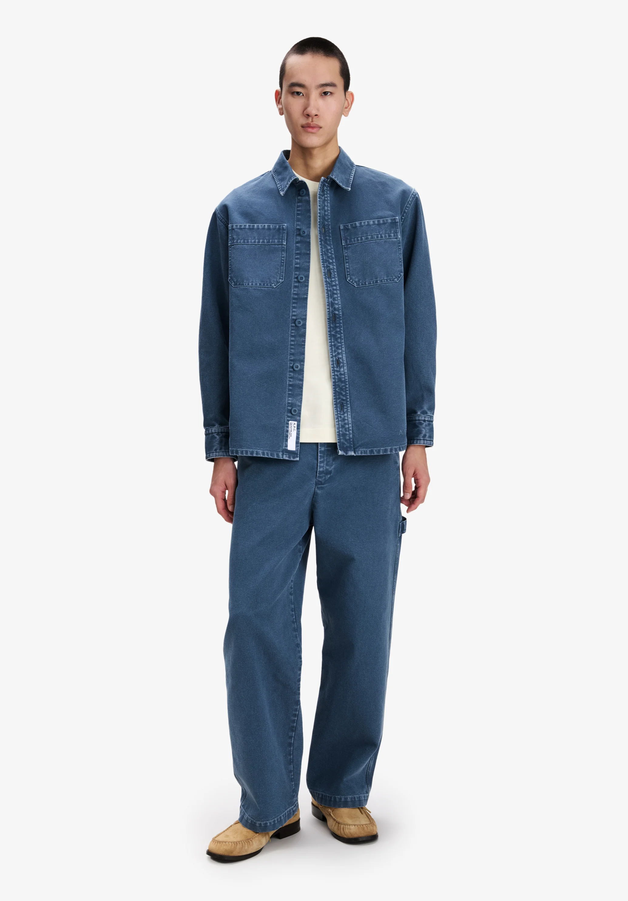 Surchemise workwear bleue - Bleu