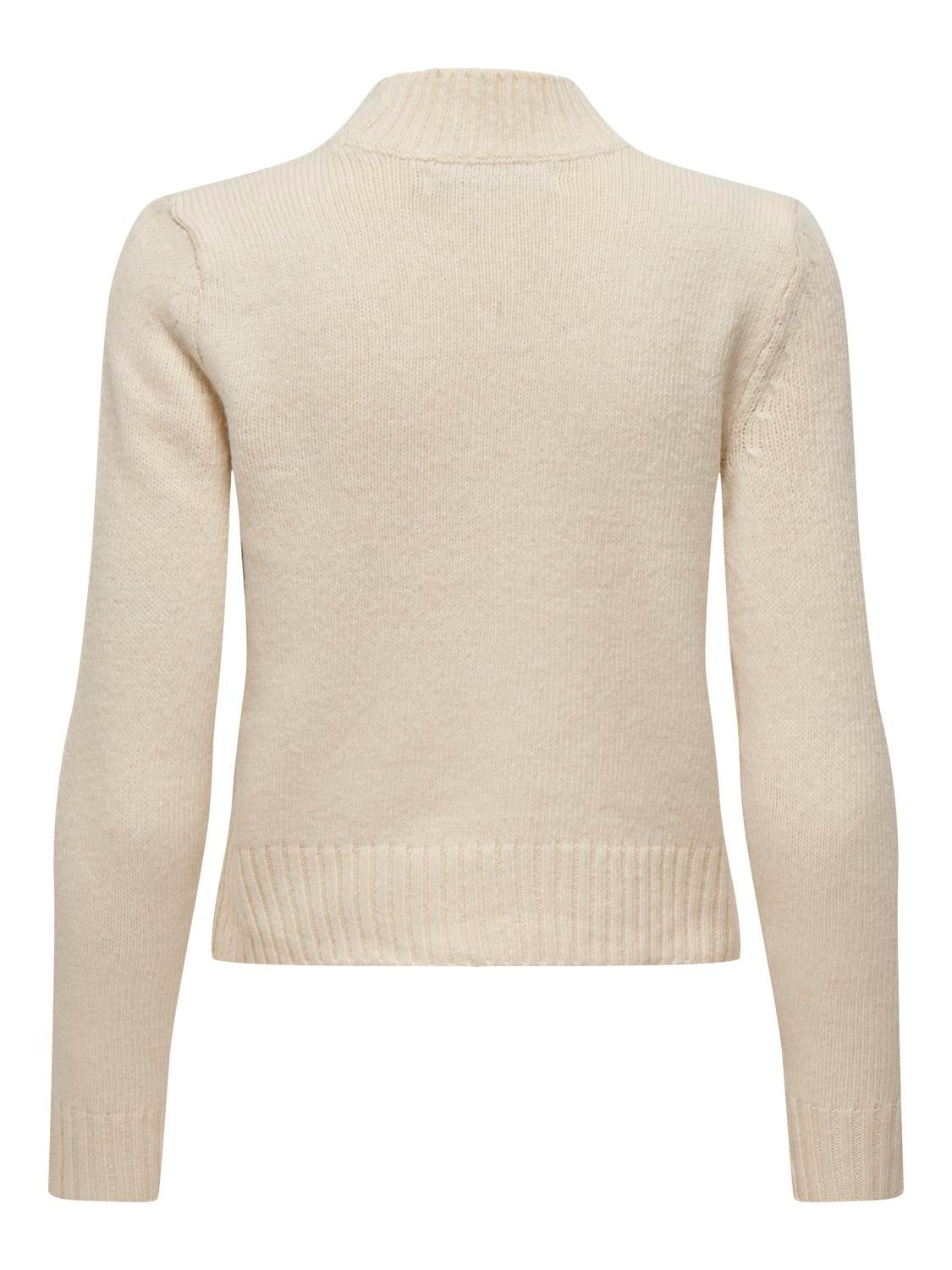 ONLALLIE Strickpullover Whitecap Gray