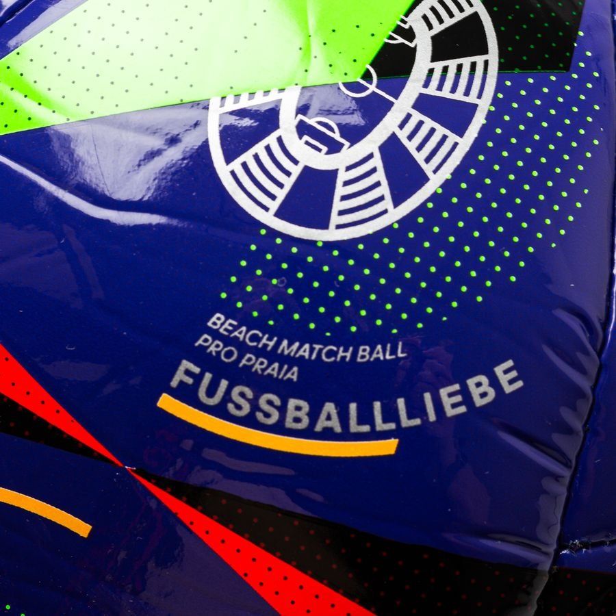 adidas Ballon FUSSBALLLIEBE Pro Beach EURO 2024 - Violet/Noir/Argenté
