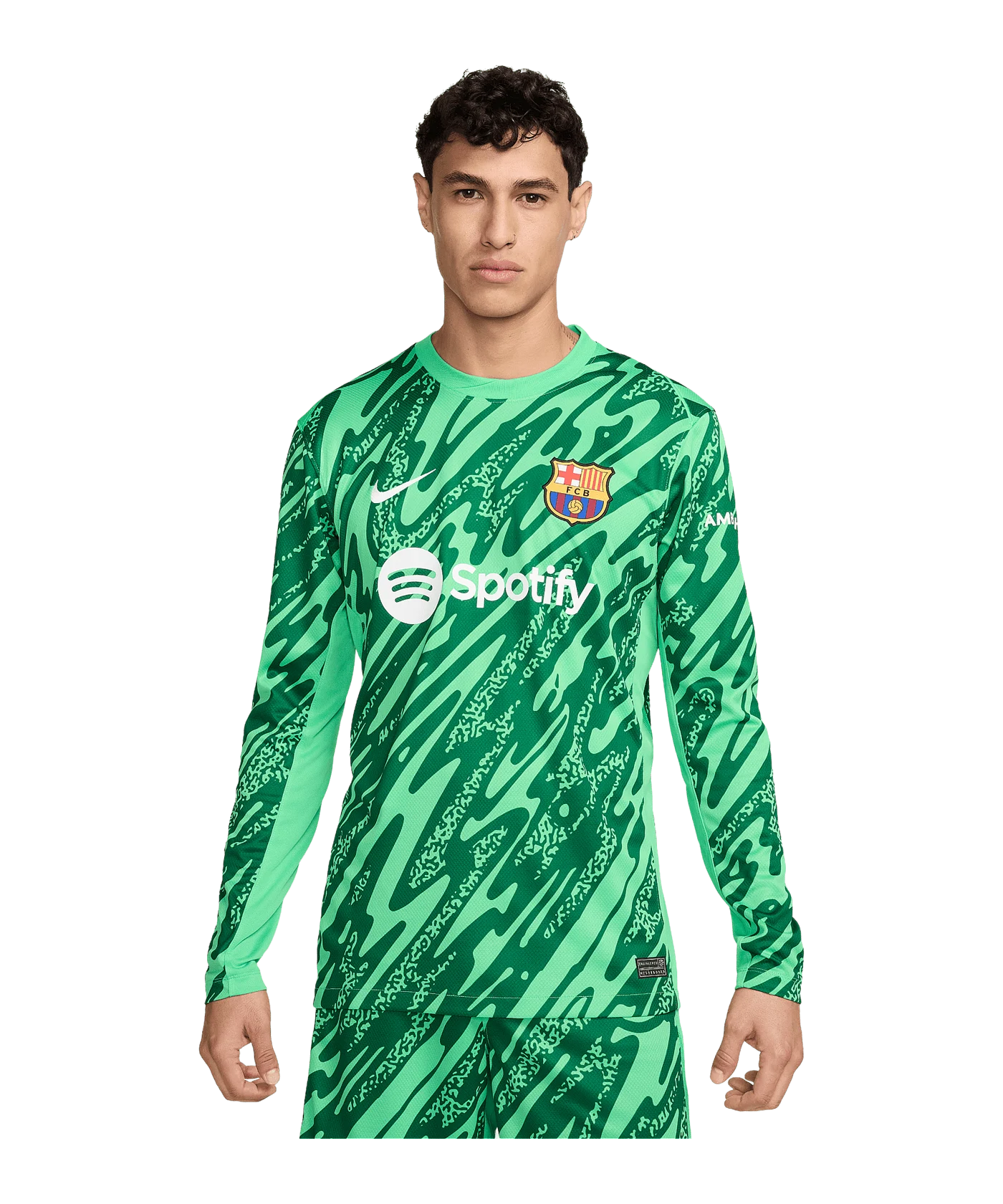 Nike FC Barcelona Langarm Torwarttrikot 2024/2025 Grün F329
