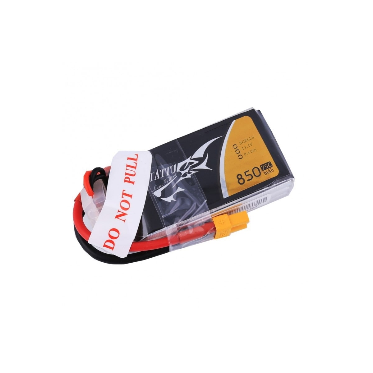 3s 850mAh - 75C - Gens Ace Tattu XT60