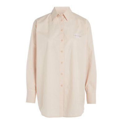 Chemise à manches longues femme Loose Monologo CALVIN KLEIN