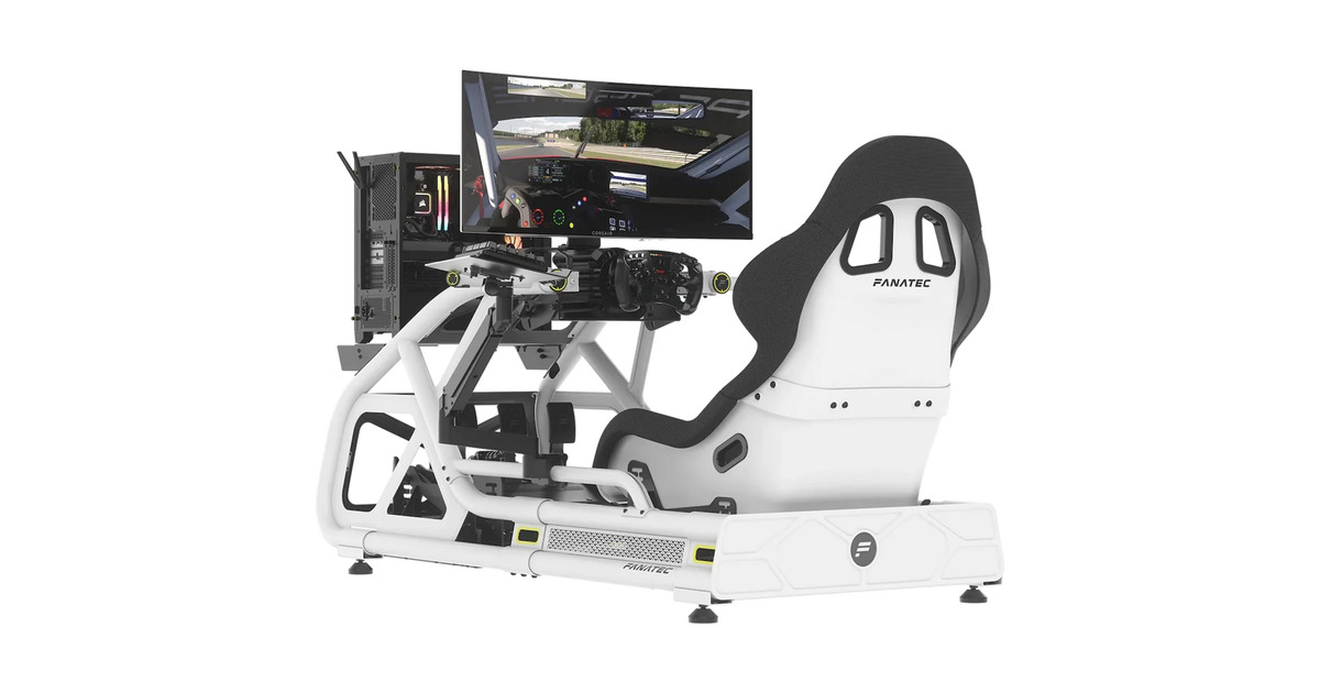 FanatecClubSport GT gamestoel  (Wit/zwart)