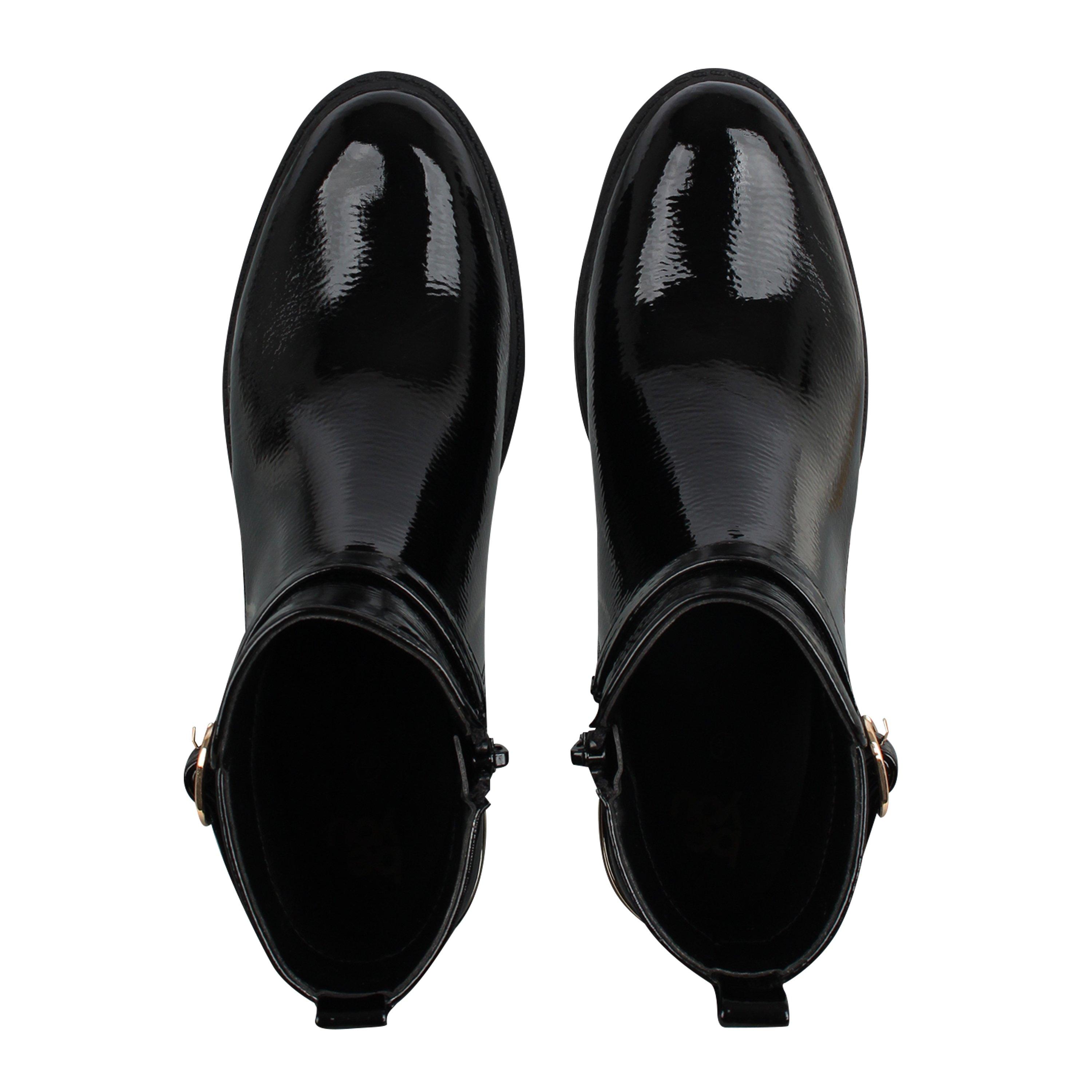 Be You Patent Heeled Ankle Boot