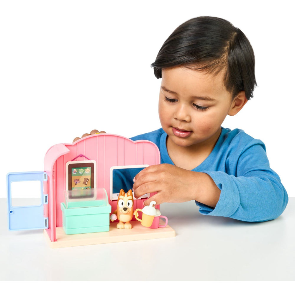 Køb Bluey Playset Mini Ice Cream shop playset