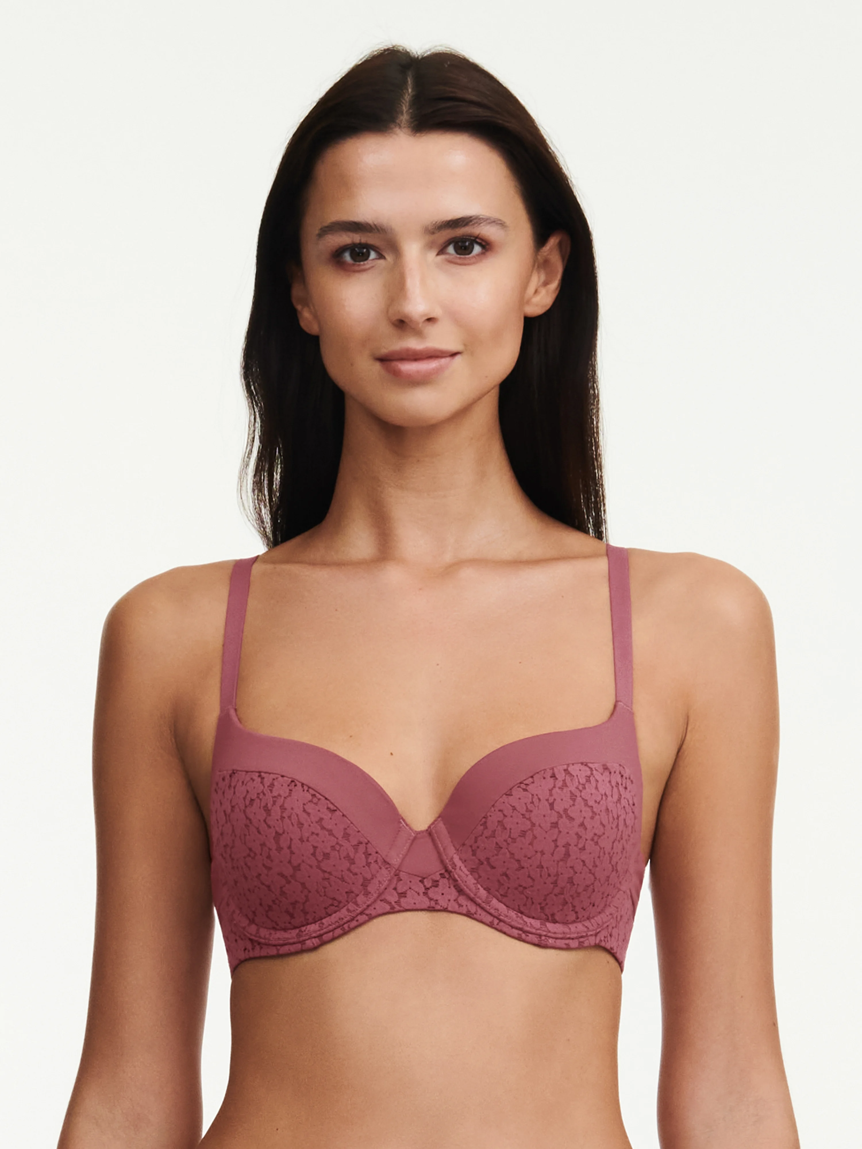 NORAH - Soutien-gorge coques emboîtant en dentelle | Rose