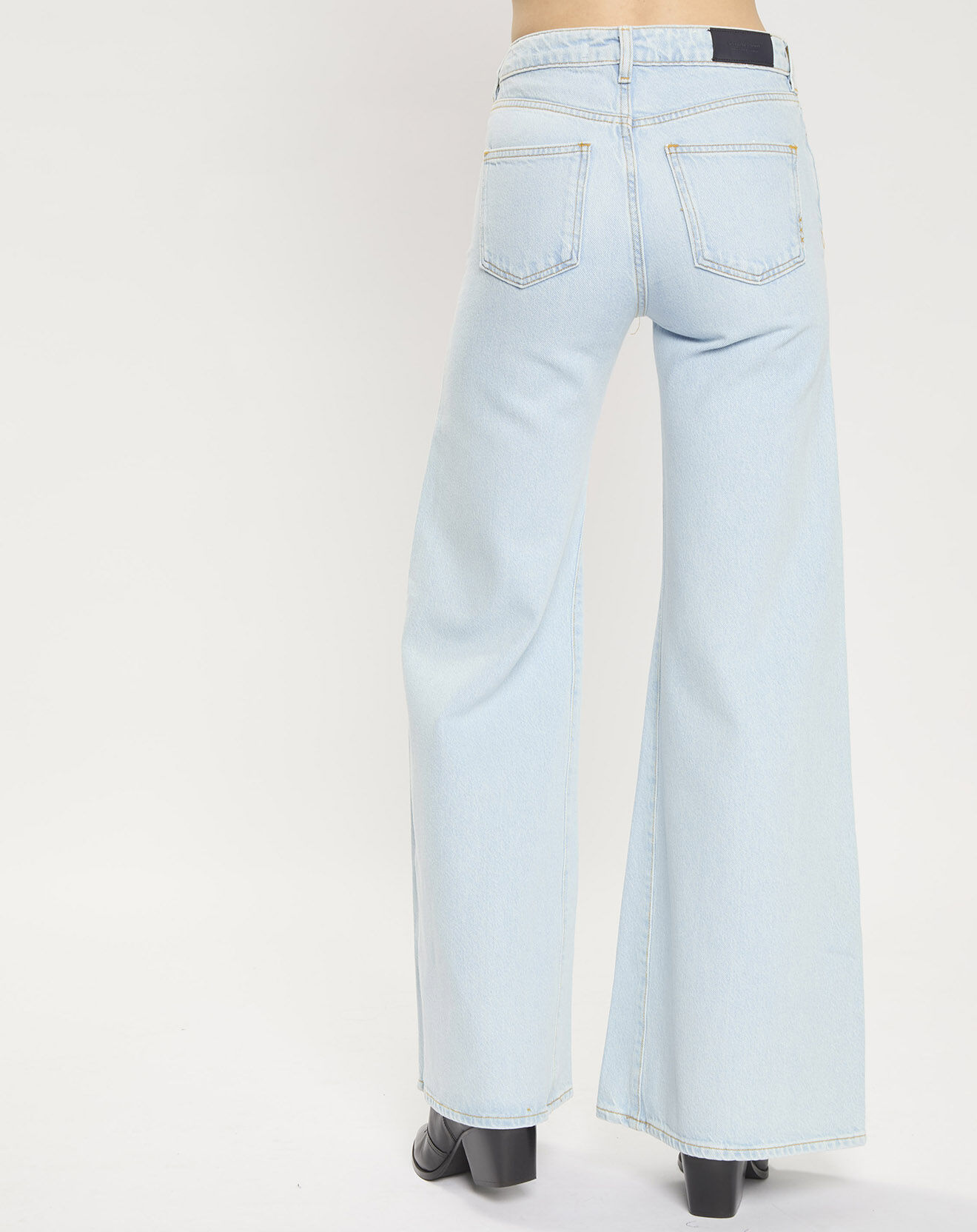 Scotch & Soda Jean Wide Leg bleu clair