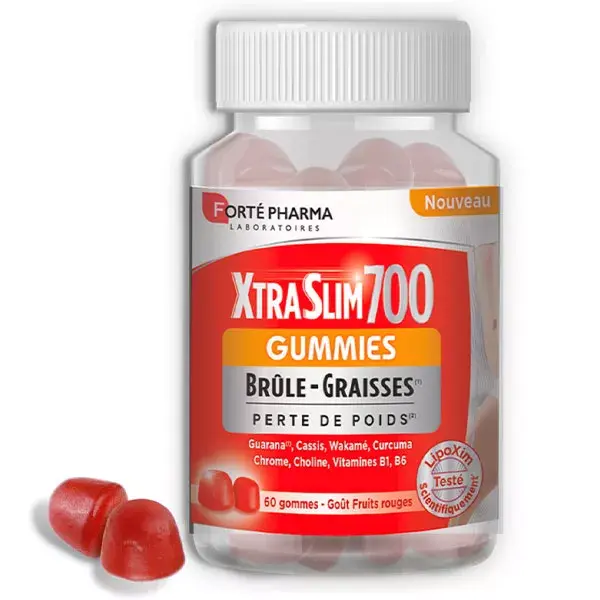 Forté Pharma Xtraslim 700 Gomas Emagrecedoras Queimador de Gordura para Perda de Peso - 1 Mês