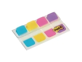 Indeksfaner, Post-it Index, kraftige, små, ass. farver, 4 blokke x 10 ark