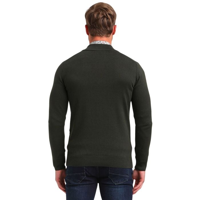 Gabbiano Knitwear Halfzip Sweater Heren