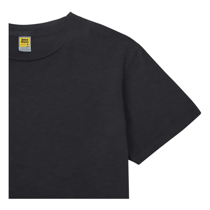 Velva Sheen T-shirt Rolled Coton | Noir