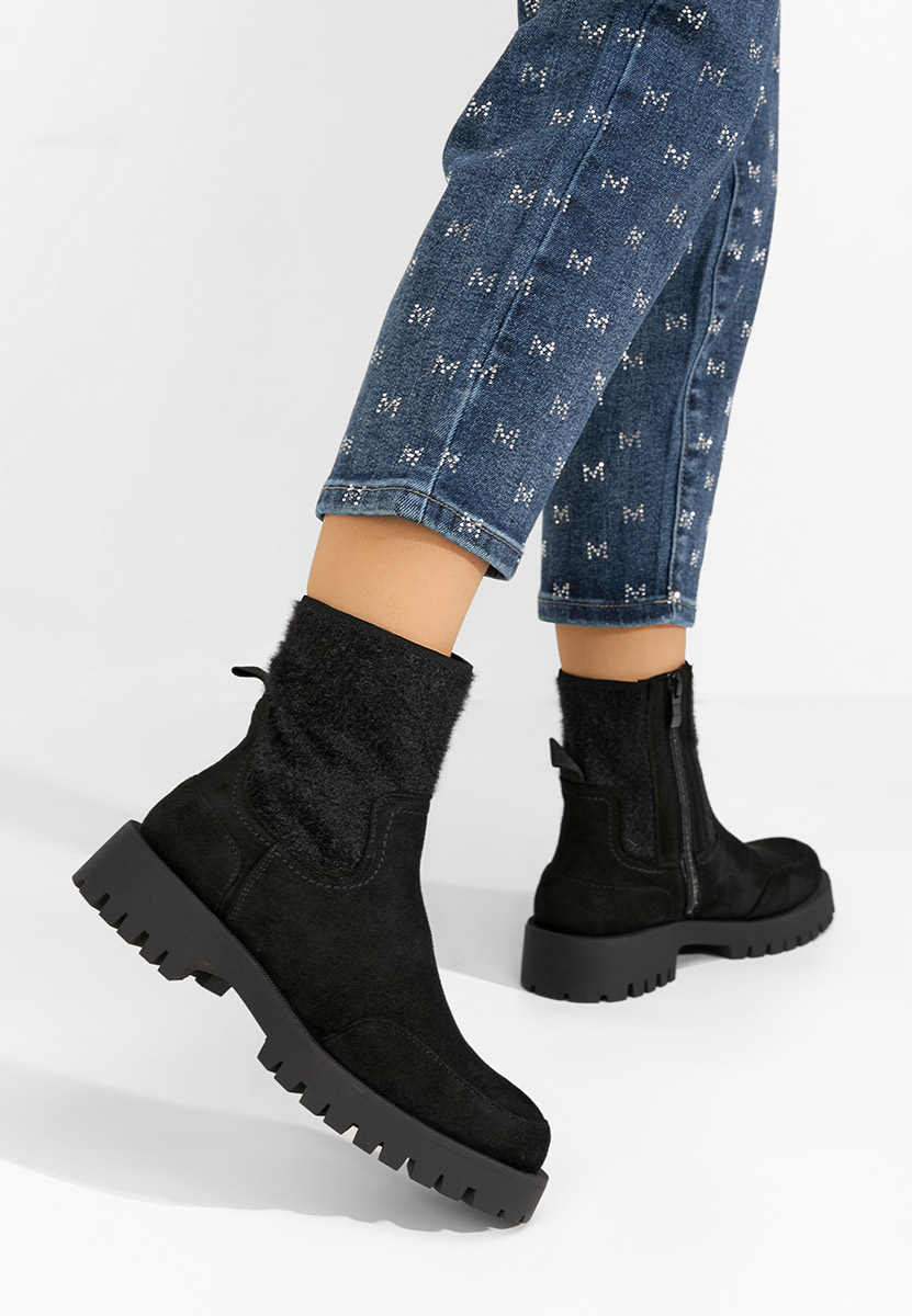 Bottines femme noires Lamya