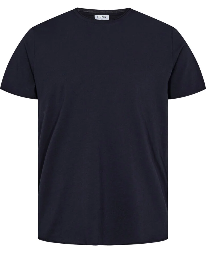 Filippa K M. Roll Neck Tee Navy