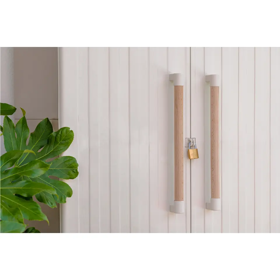 Keter Groove Hoge Kast - 80x45x180 cm - Beige