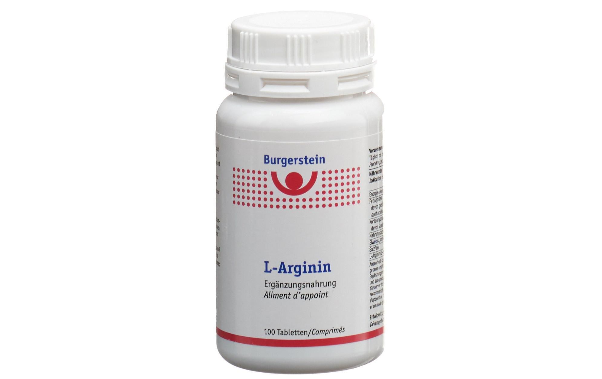 L-Arginin 100 TablettenErgänzungsnahrung für Sportler