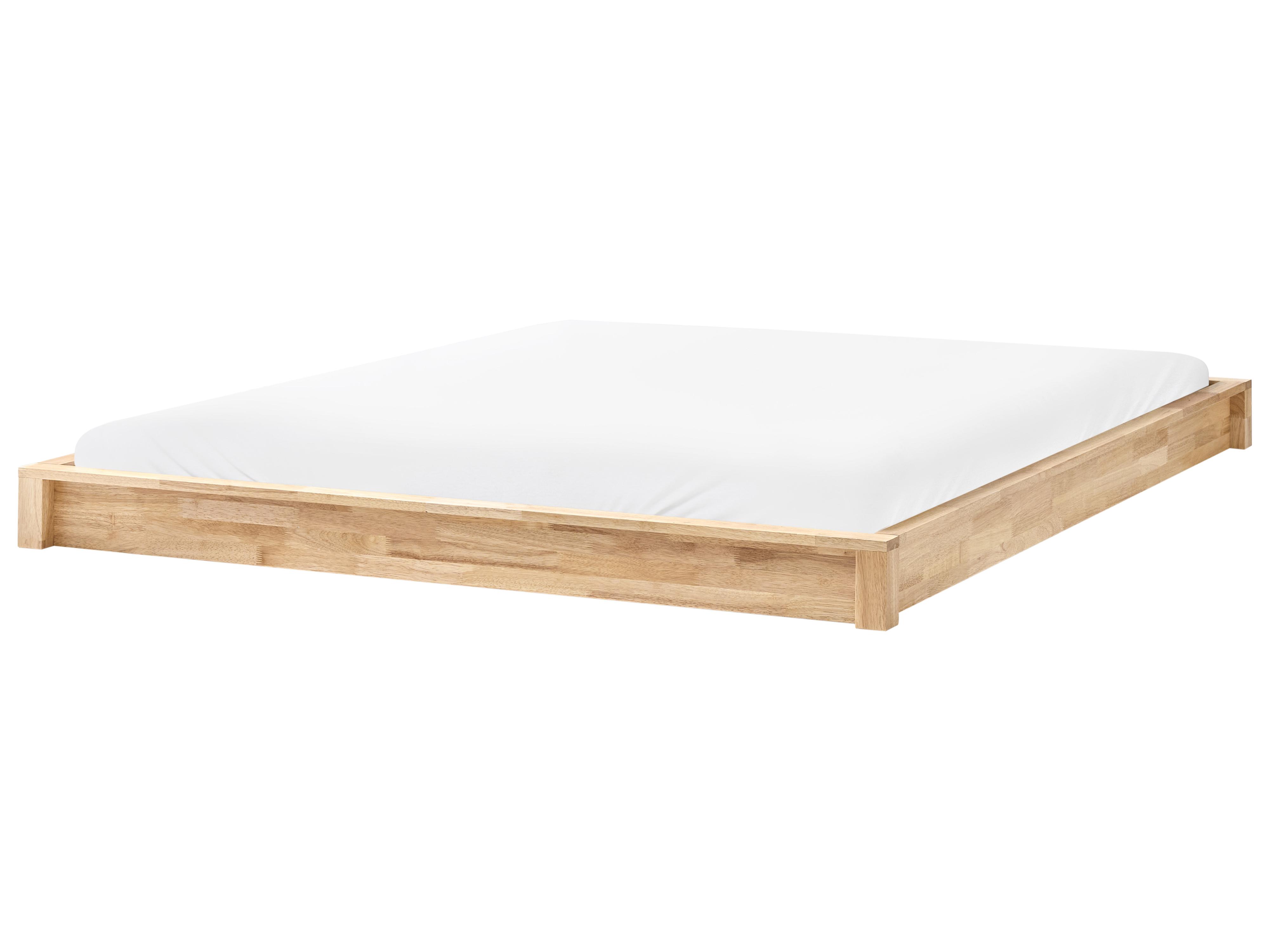 Bed zonder hoofdbord Hout ANTRAS 180 x 200 cm Lichtbruin