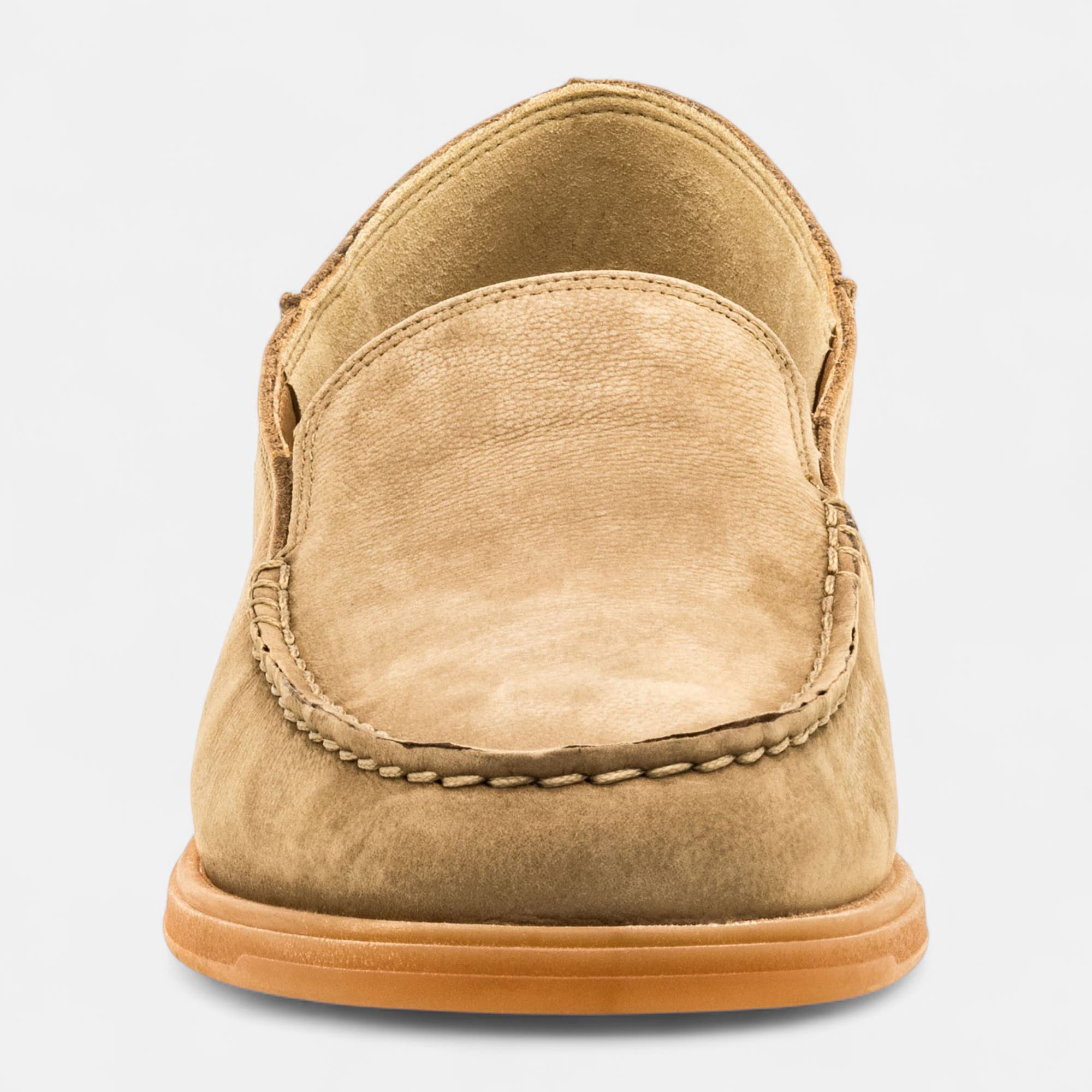 Mocassins pieds sensibles Homme en cuir beige