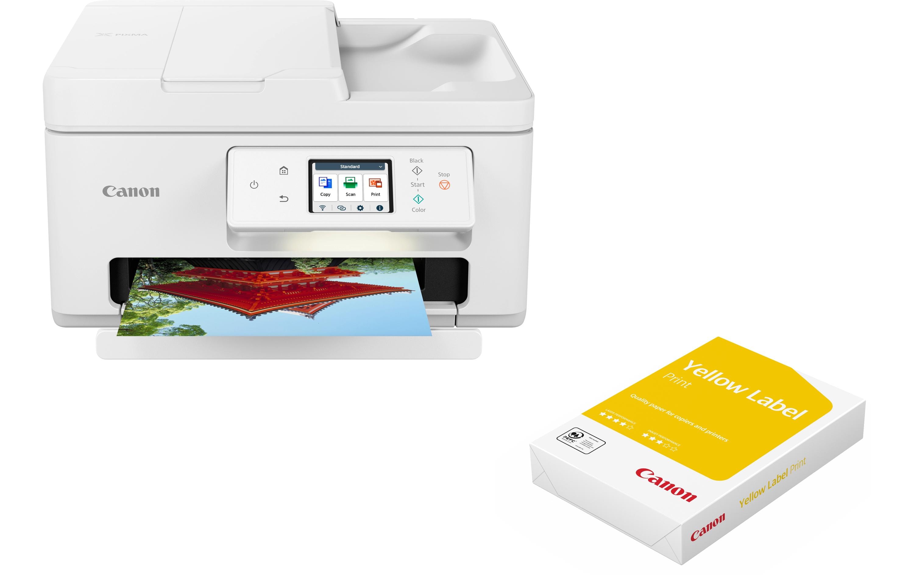 Multifunktionsdrucker Canon Pixma TS7750I WLAN inkl. Papier<br>WLAN-fähiger 3-in-1-Tintenstrahl-Multifunktionsdrucker