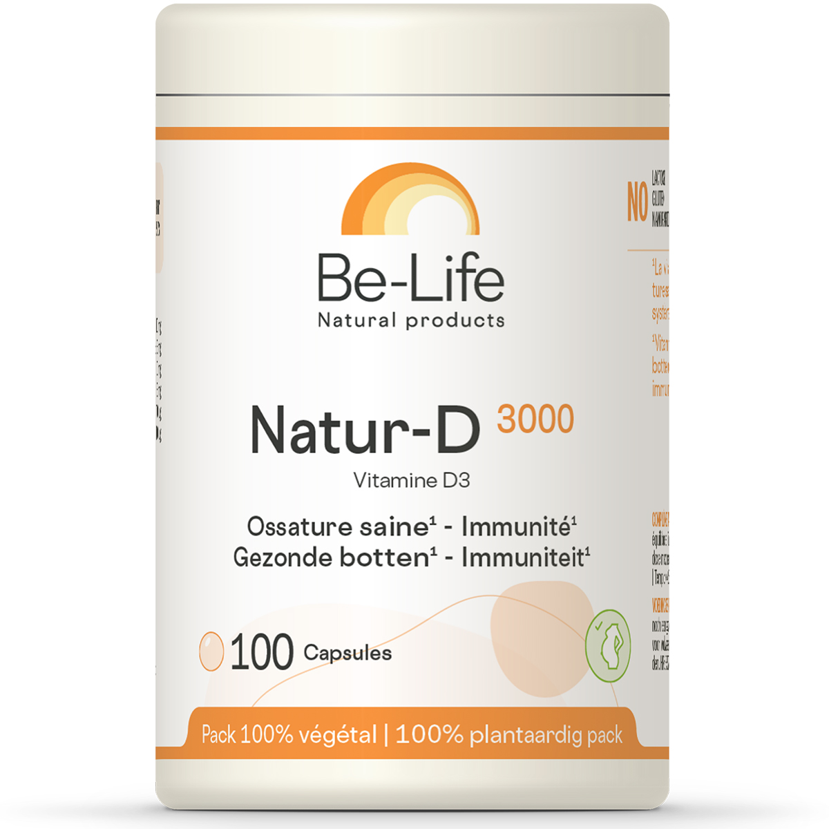 Be-Life Natur-D 3000 (100 capsules)