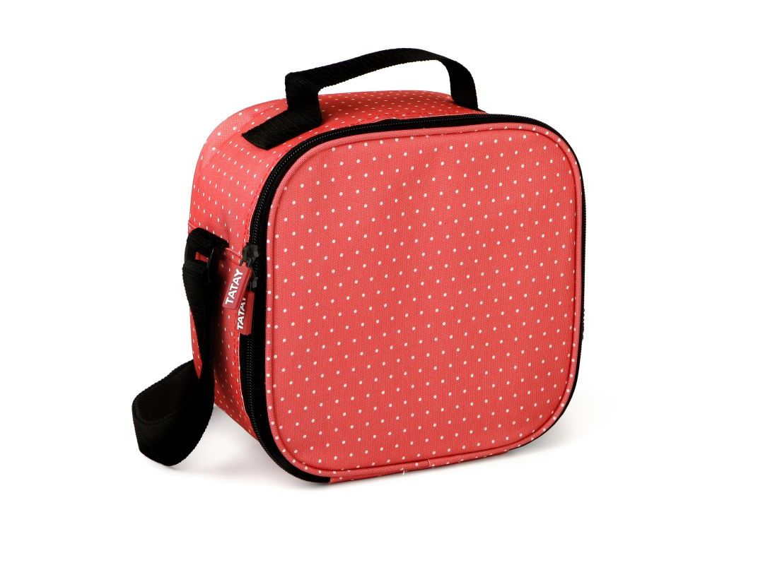 LANCHEIRA URBAN FOOD TATAY DOTS COM 2 CAIXAS E GARRAFA