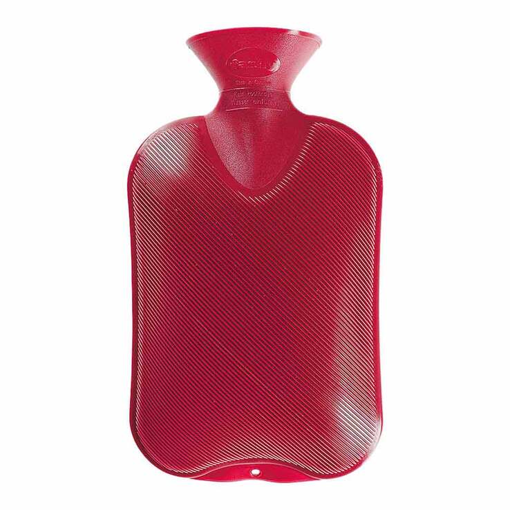 Fashy Wärmflasche Doppellamelle cranberry 6460 42, 1 St