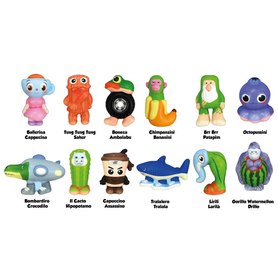 Universal Brainrot Squishy figuur - 11 cm