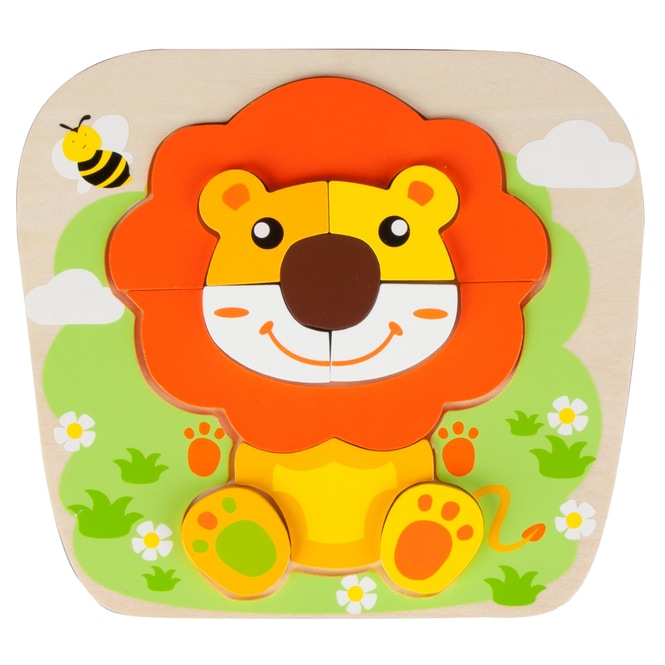 Besttoy - Holz-Puzzle - Löwe - 10 Teile