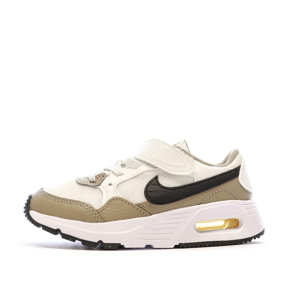 Nike Baskets Blanches/Marron Garçon Nike Air Max