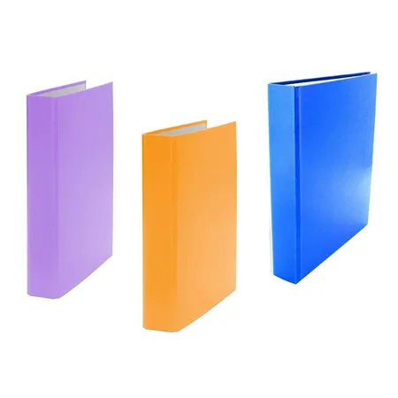 Livepac Office Ringbuch DIN A5, 4-Ring, 3 Stück je 1x in hellblau, lila und orange