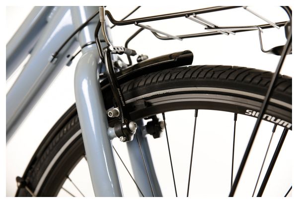 Vélo de Ville Femme Bicyklet Juliette Shimano Acera/Tourney 8V 700 mm Bleu