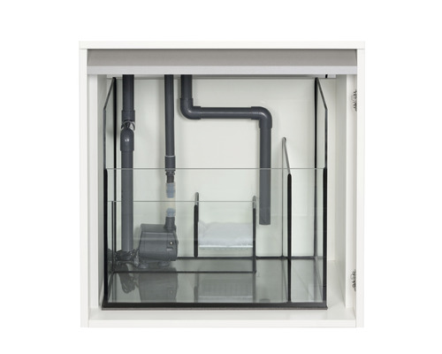 EHEIM incpiria 530 rifaquariumcombinatie met circulatiepomp en verlichte kast, grafiet