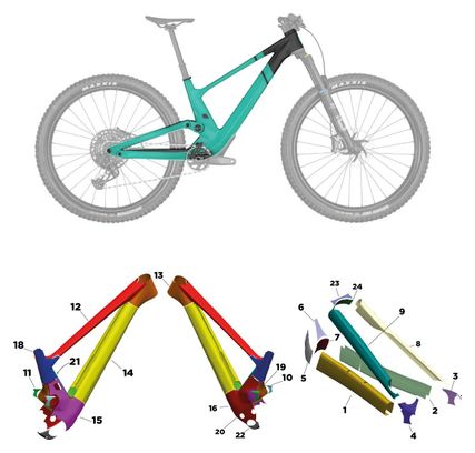 SCOTT GENIUS 910 ST - 2023 - S - MAT